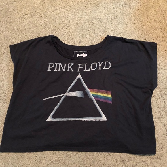 pink floyd crop top forever 21